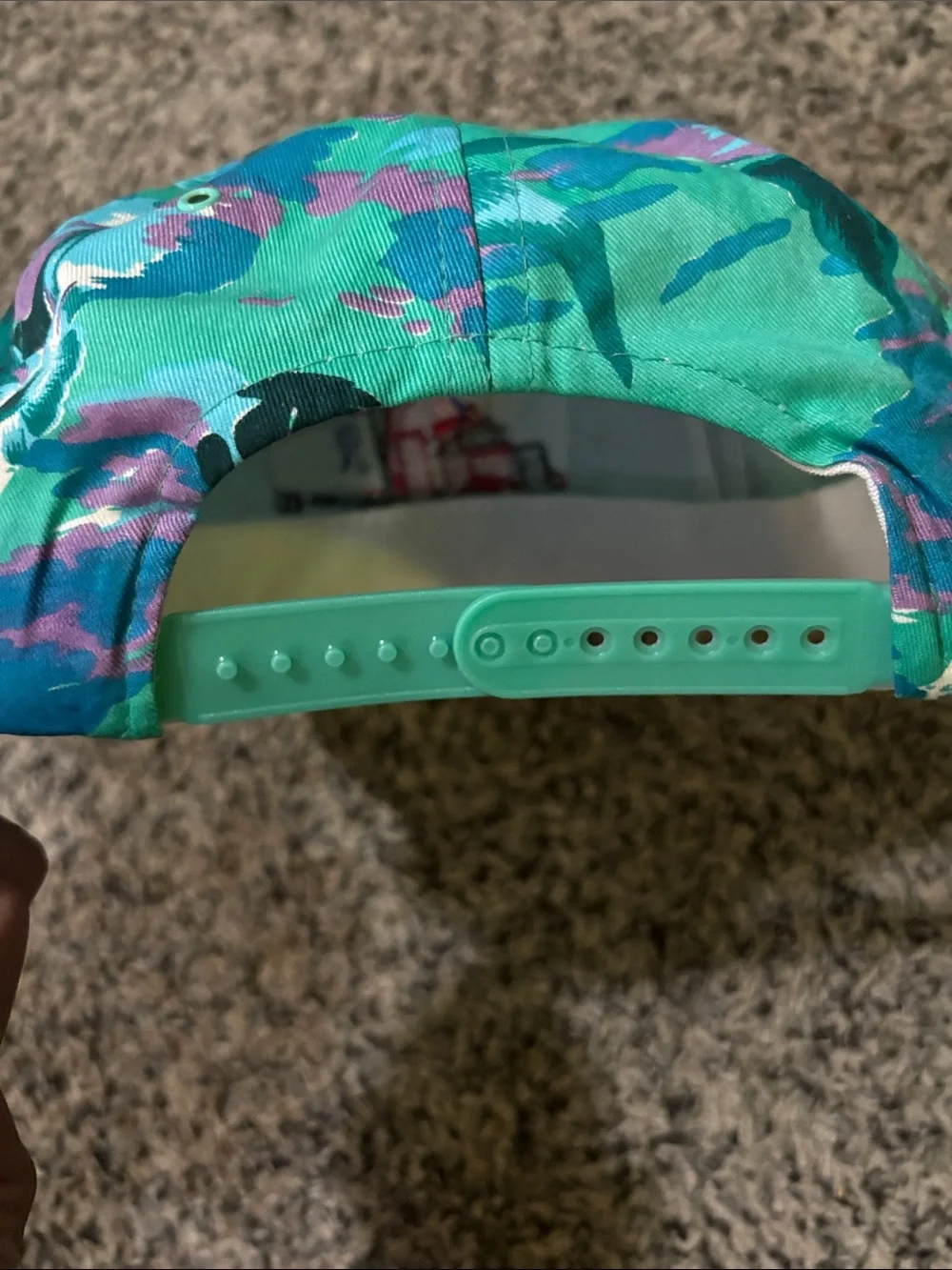 Teal Tropical Trucker Hat